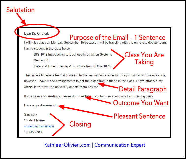 How To End Off An Email To A Teacher