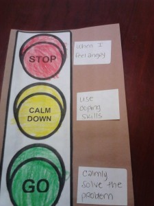 1st Grade Behavior Stop Light - at least I imagine it looking something like this.