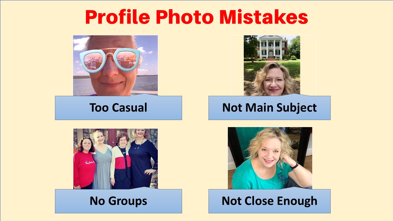 Profile Photo Mistakes